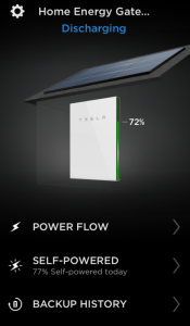Tesla App gateway monitor Powerwall 2